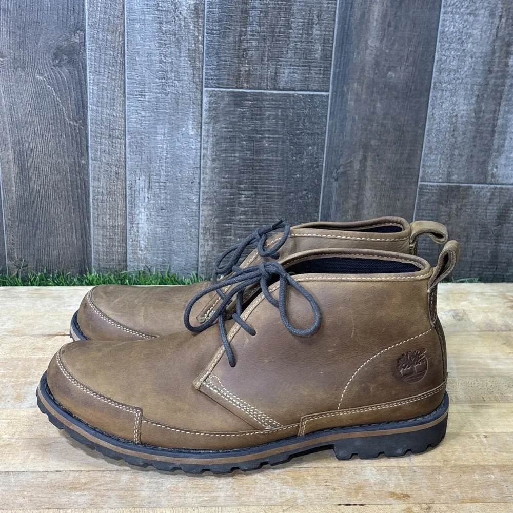 Timberland Earthkeepers Men's Brown Leather Chukka Boots Lace Up Size 9.5